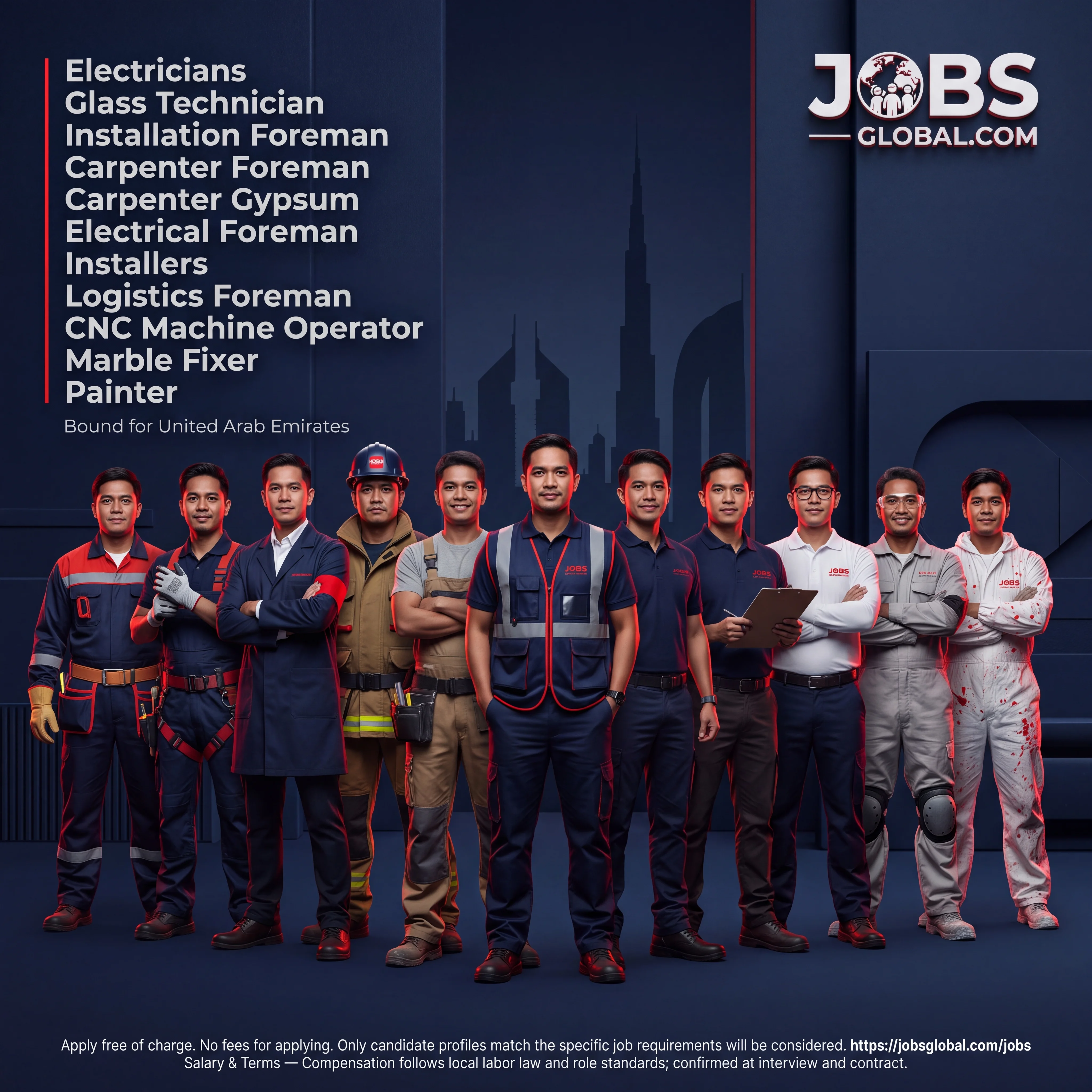 A leading Production, Engineering & Construction firm is now recruiting bound for United Arab Emirates