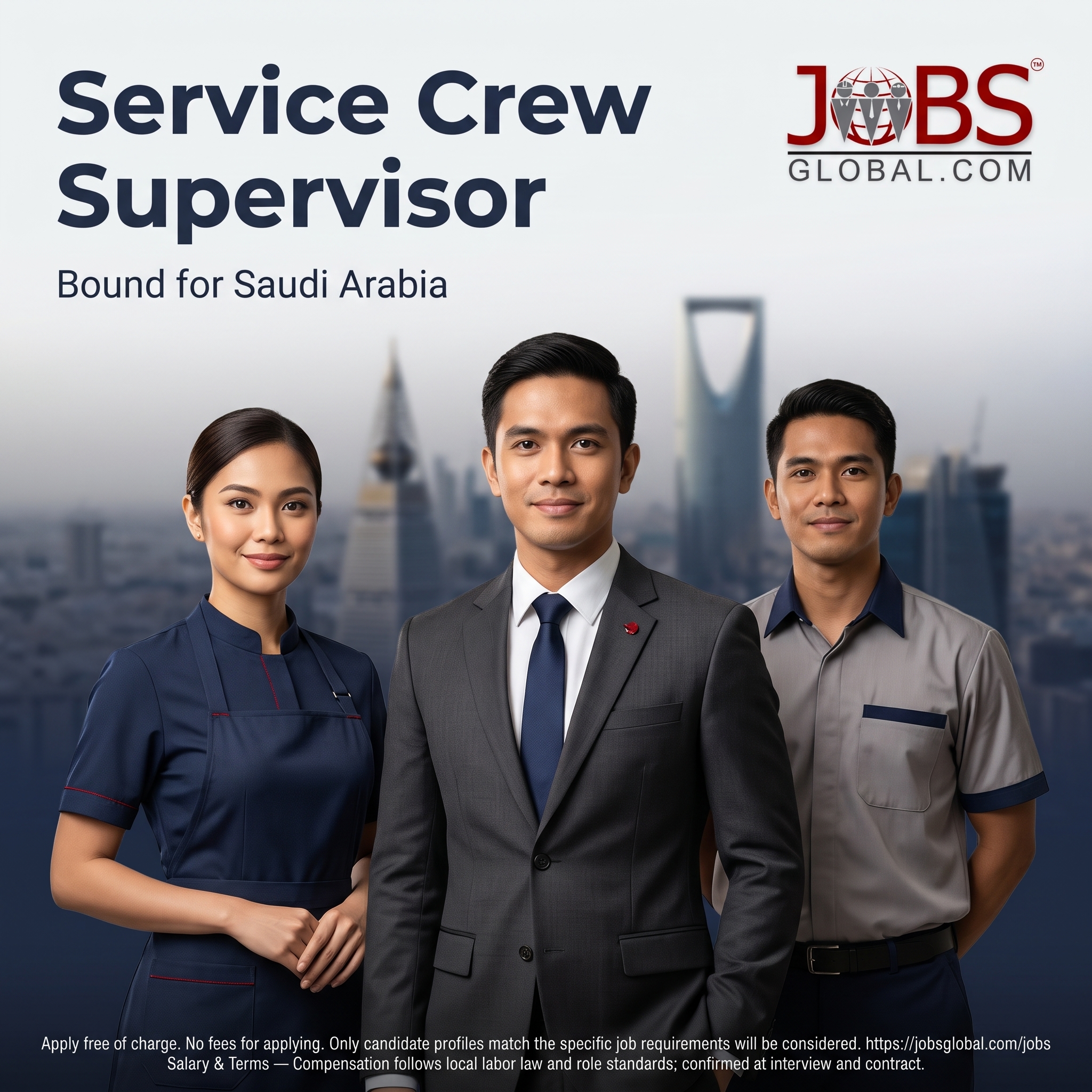 A world-class Restaurant is now recruiting bound for Saudi Arabia.