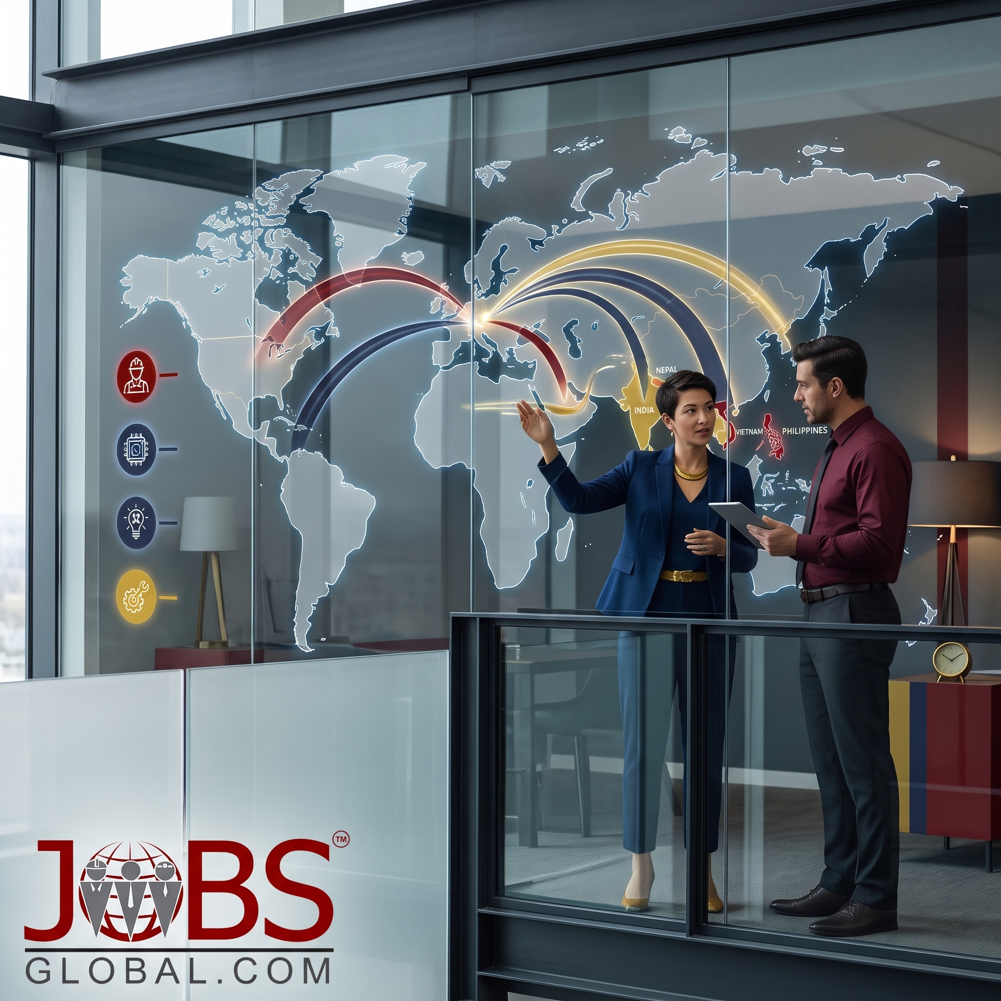 Top International Manpower Corridors for Bulk Recruitment